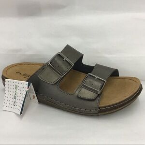 Flexus By Spring Step Abbas Sandal Pewter Size EU 39